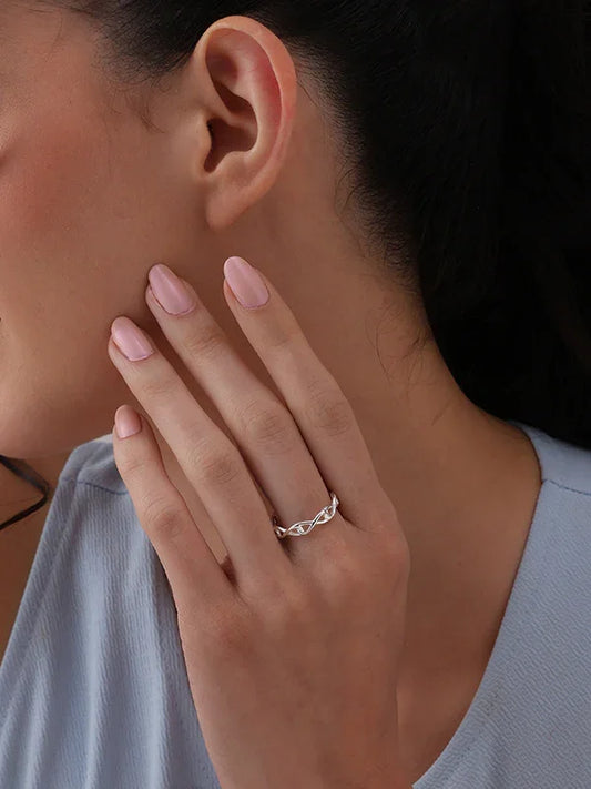 Sempre Infinity Wedding Women's Band Ring