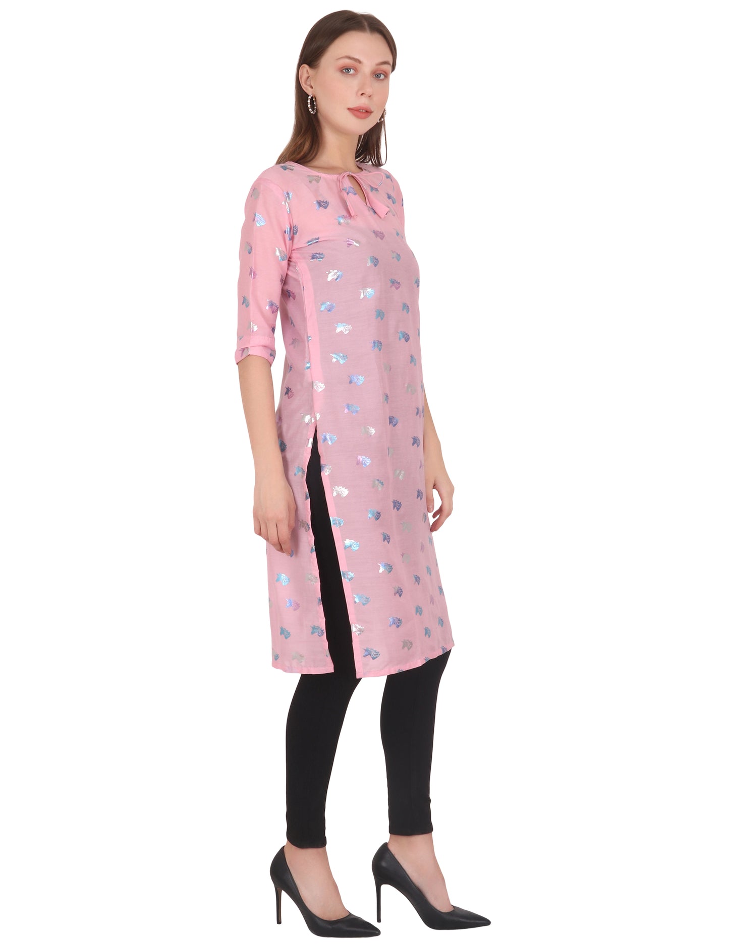 Sayra Printed Flared Kurti for Women