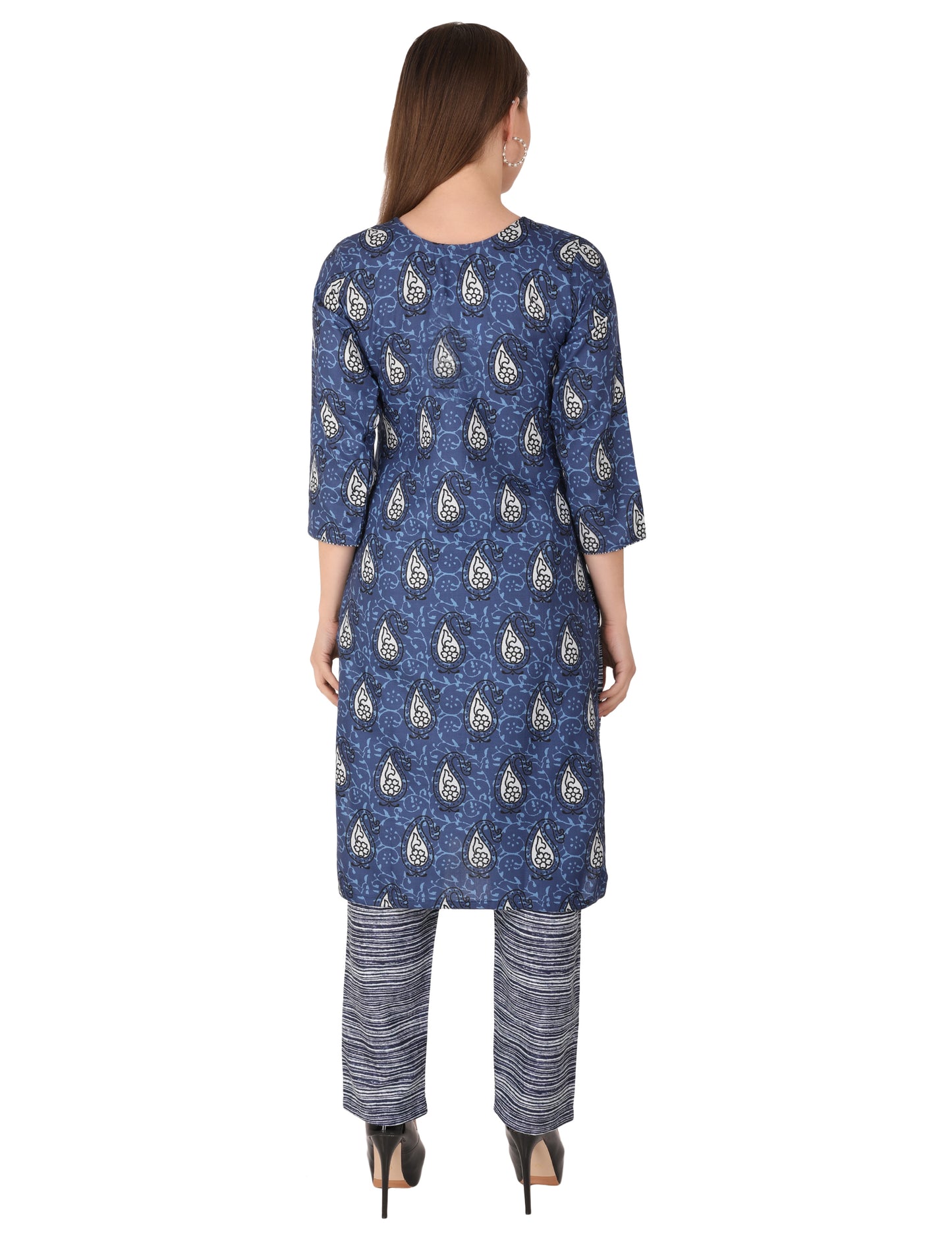 Sayra Printed Flared Kurti for Women